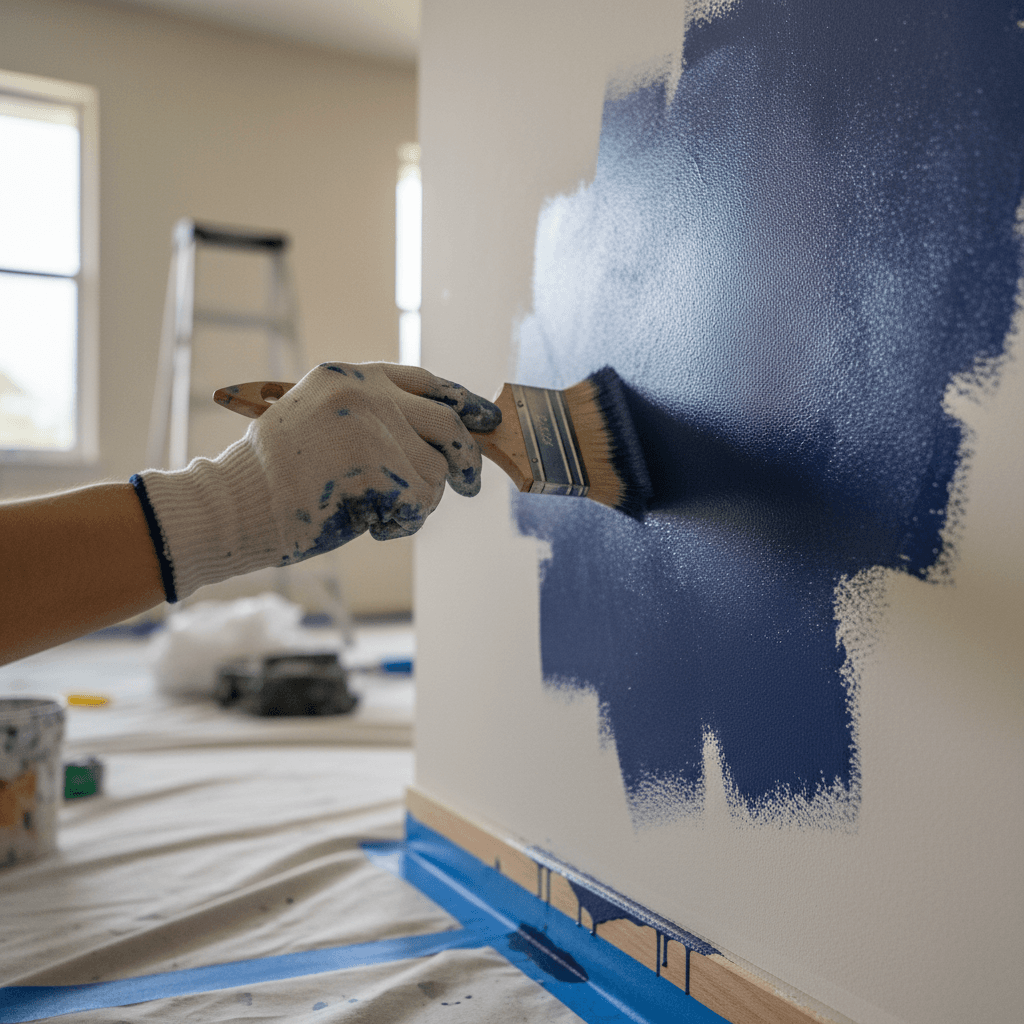 Wall repair and preparation for painting