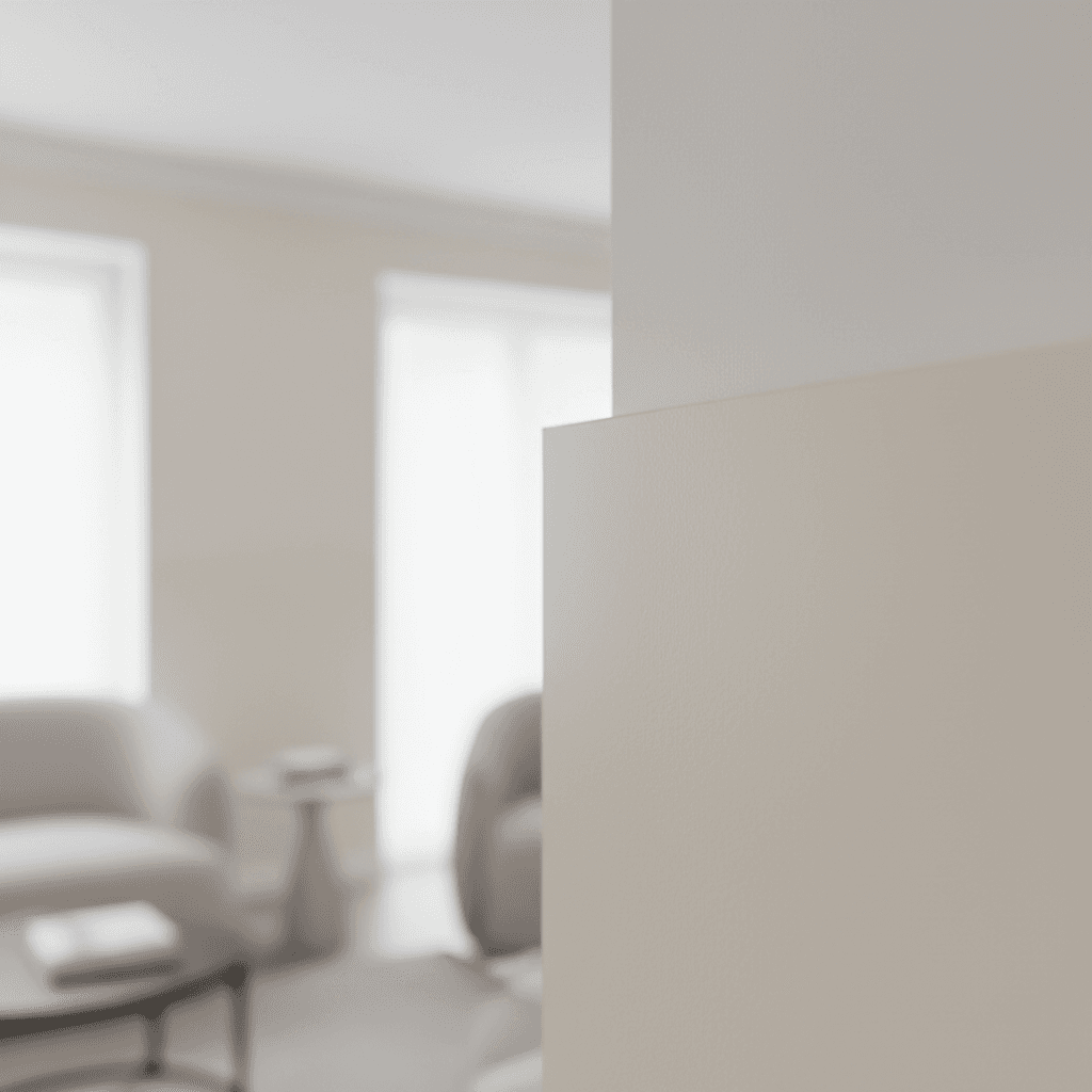 Detailed view of precision paint application and clean corner work